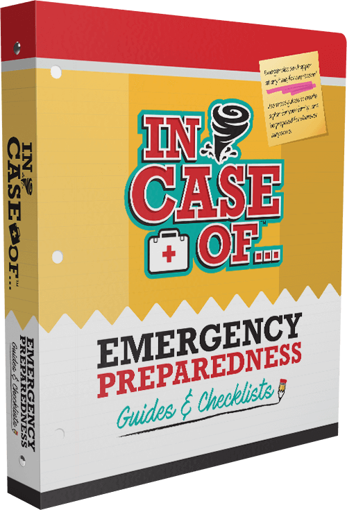 In Case of Emergency Preparedness Family Guides & Checklists Workbook