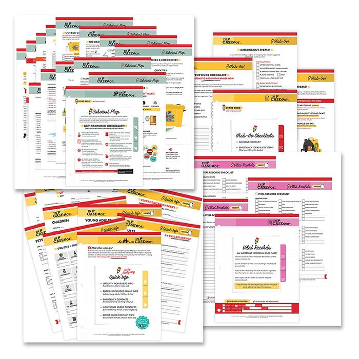 Purchase our Emergency Survival Prep Bundle of PDF Printables
