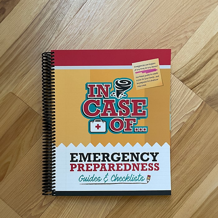 Get our new preprinted spiral coil-bound emergency preparedness guide book!